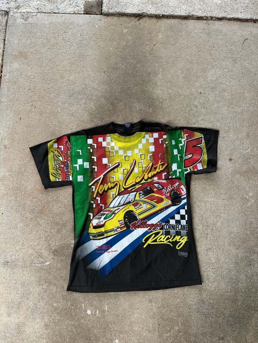Reprint Vintage 1996 Terry Labonte Kellogg's Corn Flakes